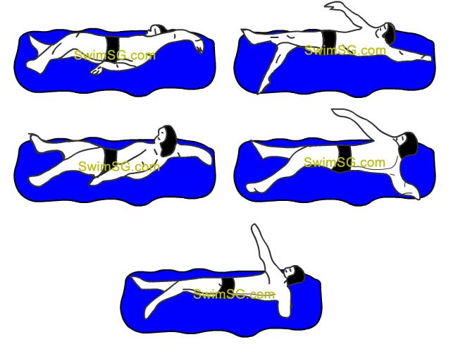 SwimSG - Swimming lessons backstroke Singapore Hougang condo